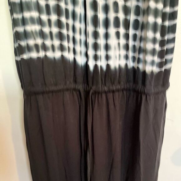 Venus Tie Dye black pockets jumpsuit.Size S - Picture 11 of 15
